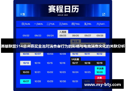 英雄联盟S14总决赛奖金池对消费者行为的影响与电竞消费文化的关联分析